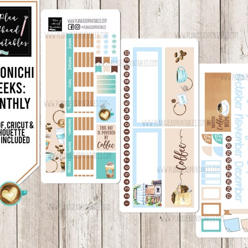 Printable BACK TO SCHOOL Planner Stickers Kit Hobonichi Weeks - Etsy