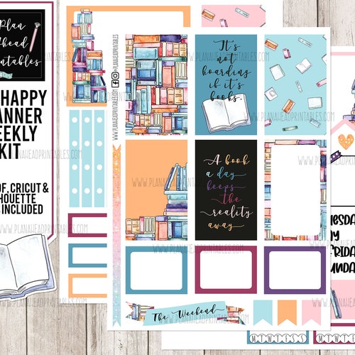 Big Happy Planner Printable Stickers Floral Planner Stickers - Etsy