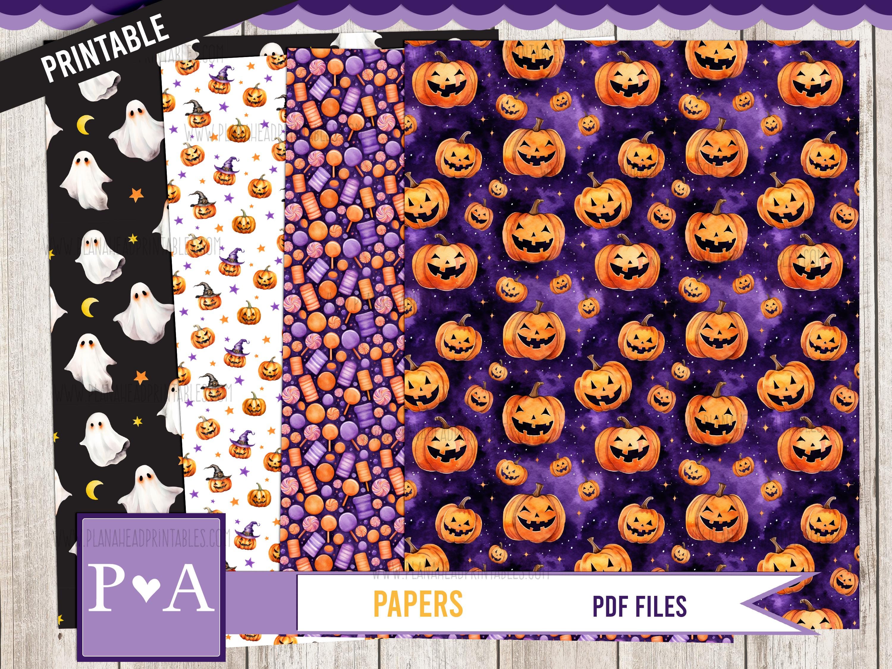 Ghouls Just Wanna Have Fun PRINTABLE Papers, Bullet Journals Scrapbooks Card Making Planners Halloween October
