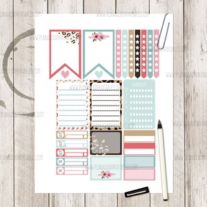 STORE CLOSING Big Happy Planner Printable Stickers Vertical Weekly Kit ...