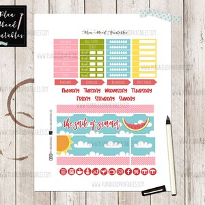 STORE CLOSING Happy Planner Printable Stickers Classic Vertical Weekly ...