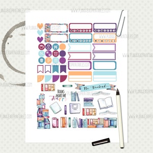 Big Happy Planner Printable Stickers Vertical Weekly Kit - Etsy