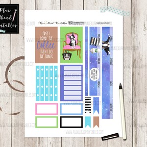Big Happy Planner Printable Stickers Vertical Weekly Kit, Planners and ...