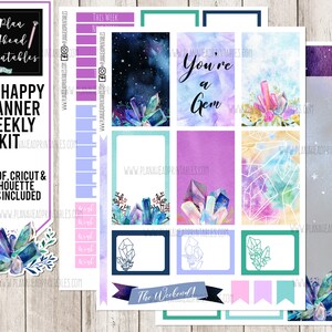 Big Happy Planner Printable Stickers Vertical Weekly Kit, You're A Gem ...