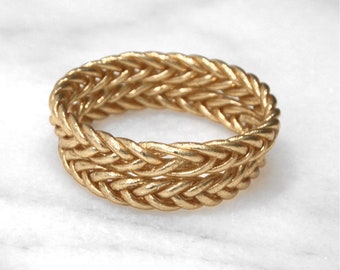 Bracelet bouddhiste véritable tressé - Light Gold (doré clair)