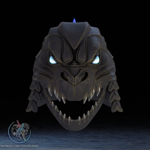 Godzilla Helmet 3D Printer File STL