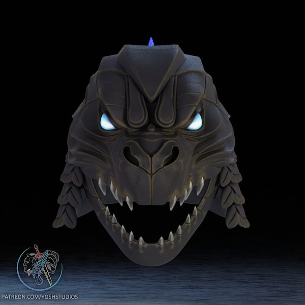 Godzilla Helmet 3D Printer File STL