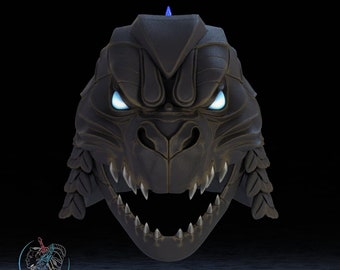 Godzilla Helmet 3D Printer File STL