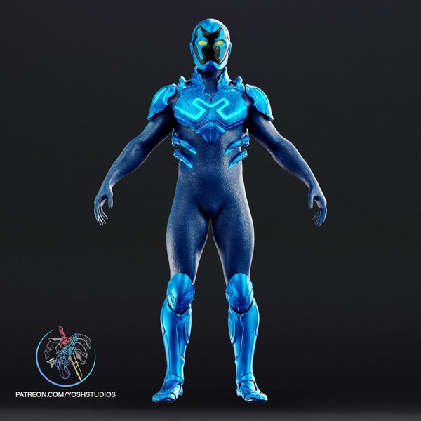 Fichier d'impression 3D du costume de scarabée bleu STL