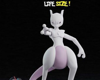 Life Sized Mewtwo 3D Printer File STL