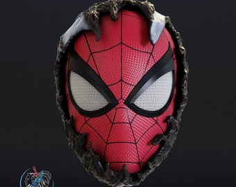 Venom Spiderman Mask 3d Print File STL