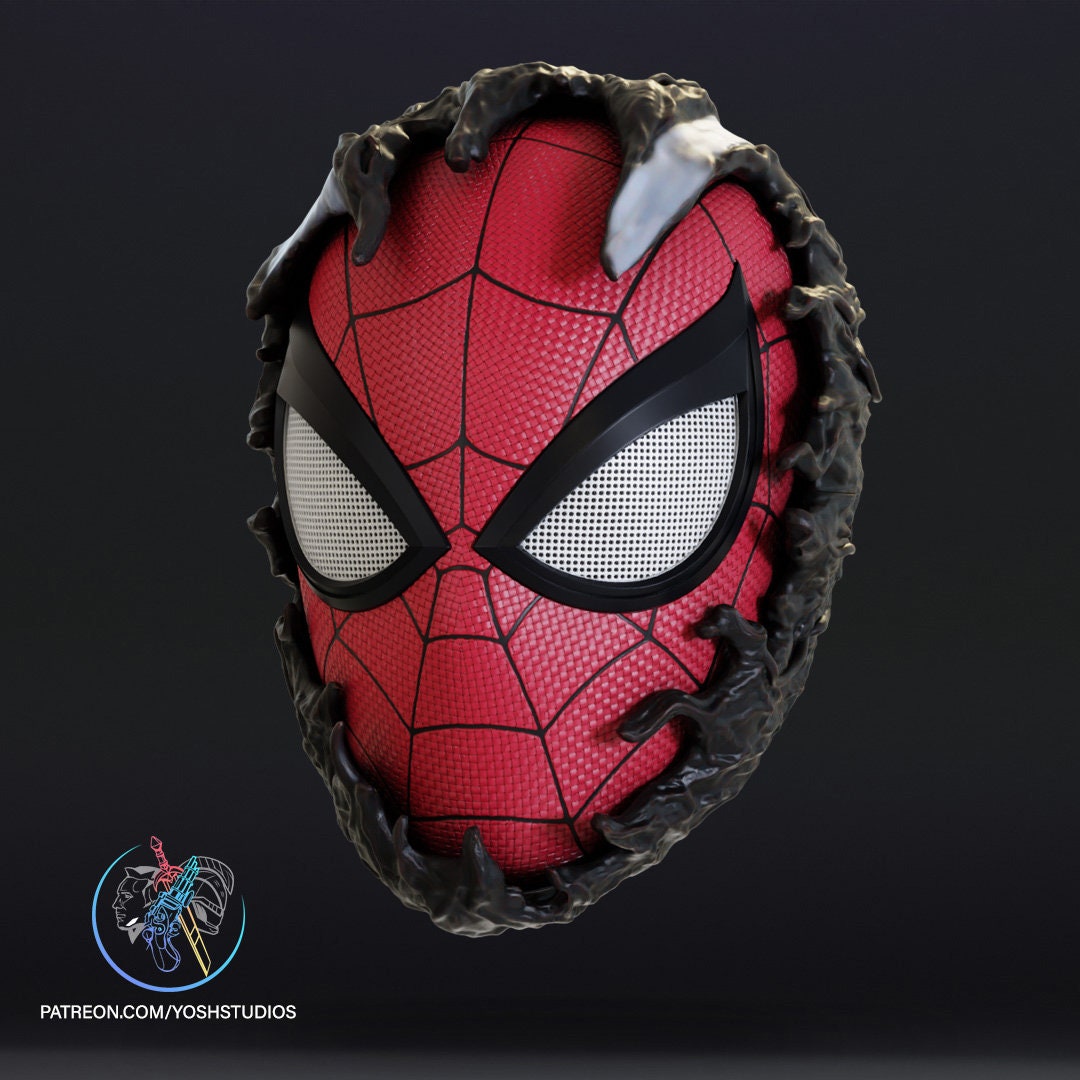 STL file Spiderman Mask 🦸‍♂️・3D printable design to download・Cults