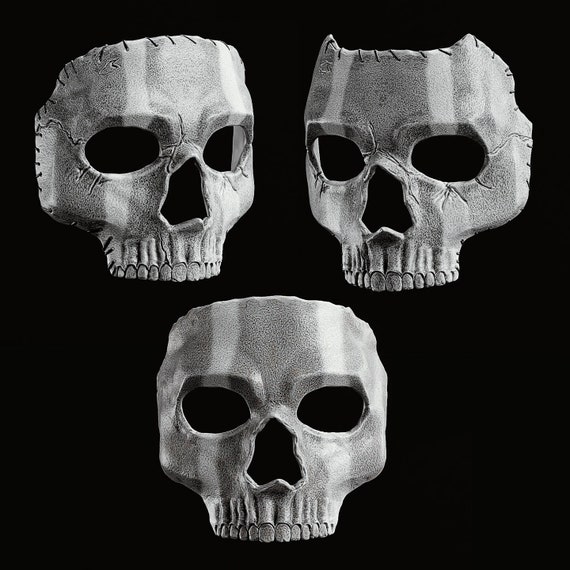 vandring Baglæns entreprenør MW2 Ghost Mask 3d Print File STL - Etsy