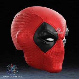 Máscara de Deadpool cómico Archivo de impresión 3D STL imagen 5