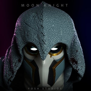 Custom Moon Knight Mask 3d file STL