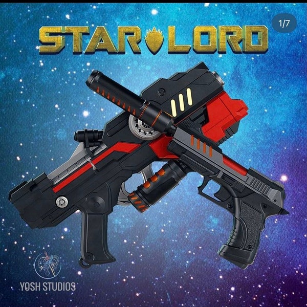 Comic Star Lord Guns 3d Print File STL