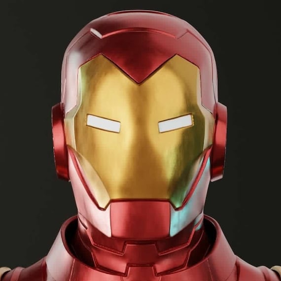 STL file Iron Man Helmet 👨・3D printer model to download・Cults