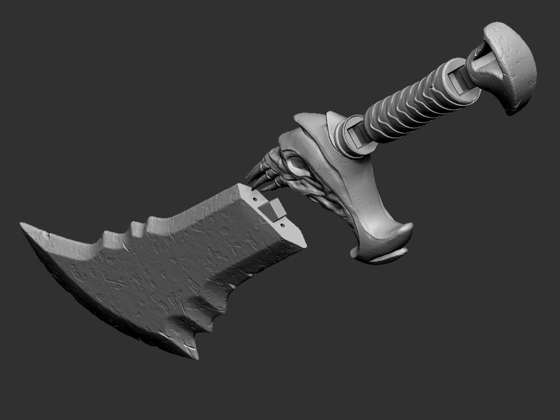 Kratos Blades of Chaos 3D Print File STL God of War Etsy