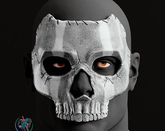 GHOST- Modern Warfare 2 Mask by Zdenixis, Download free STL model