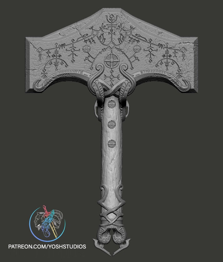 STL file Horn of Heimdall God of war 📯・3D printable model to