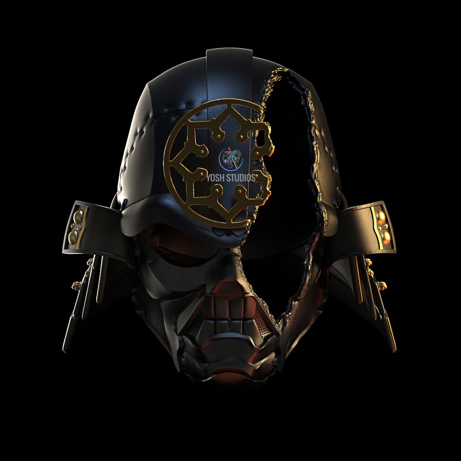 Samurai Darth Vader Mask 3D Print File STL - Etsy Ireland