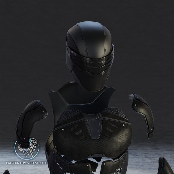 Snake Eyes Armor 2021 3D Print File STL