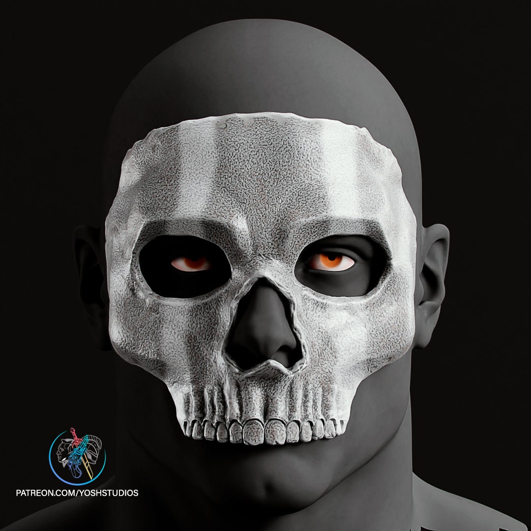 MW2 Ghost Mask 3d Print Warzone -  Portugal