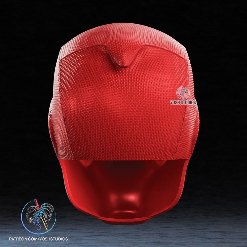 Máscara de Deadpool cómico Archivo de impresión 3D STL imagen 7