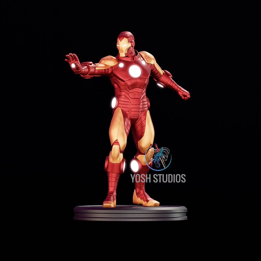 Iron Man Statue Model 70 3D File Stl Etsy