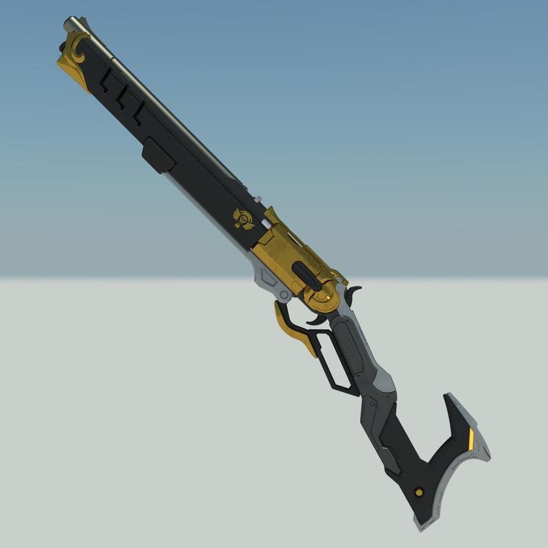 Overwatch Ashe Winchester Gun Cosplay Replica Etsy