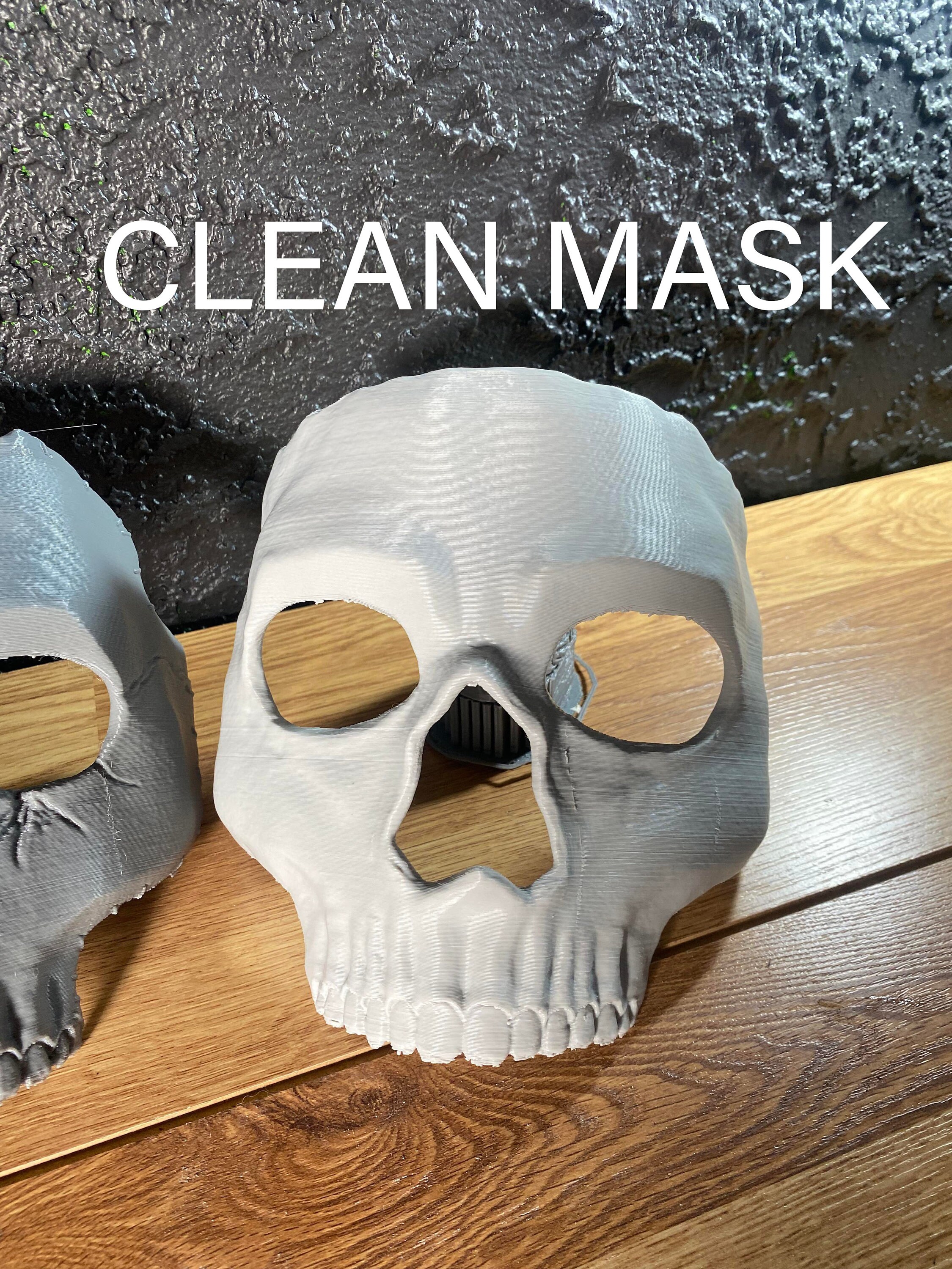 3D printed Ghost mask - Call of Duty MW2