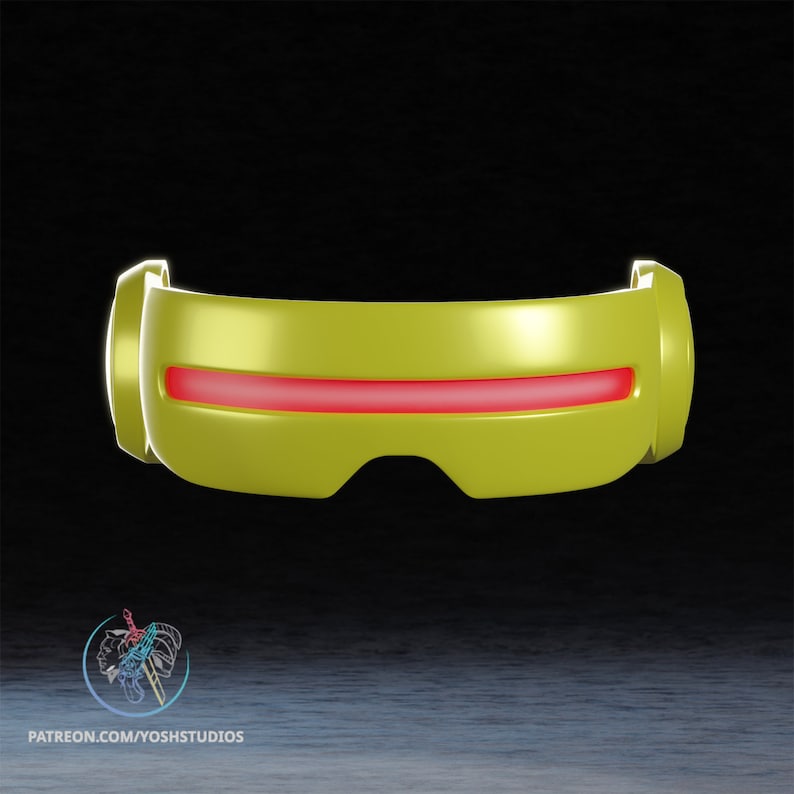 Cyclops '97 Visor 3D Printer File STL image 1