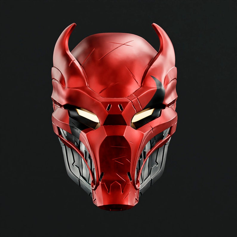 Red Hood Shinobi Mask 3D Print File STL Gotham Knights - Etsy