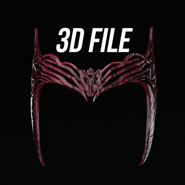 Scarlet Witch Crown From Multiverse of Madness STL 3D FILE