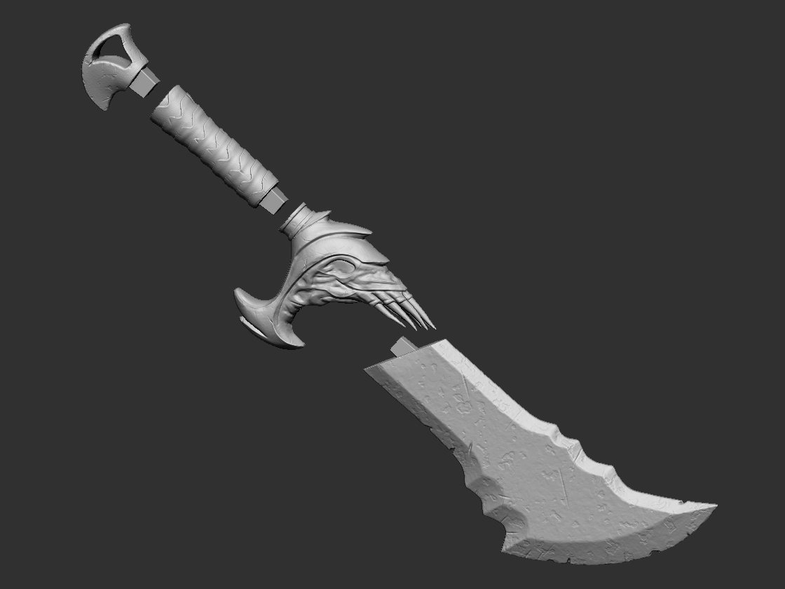 Kratos Blades of Chaos 3D Print File STL God of War Etsy UK