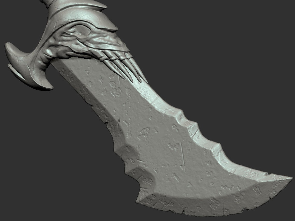 Kratos Blades of Chaos 3D Print File STL God of War Etsy