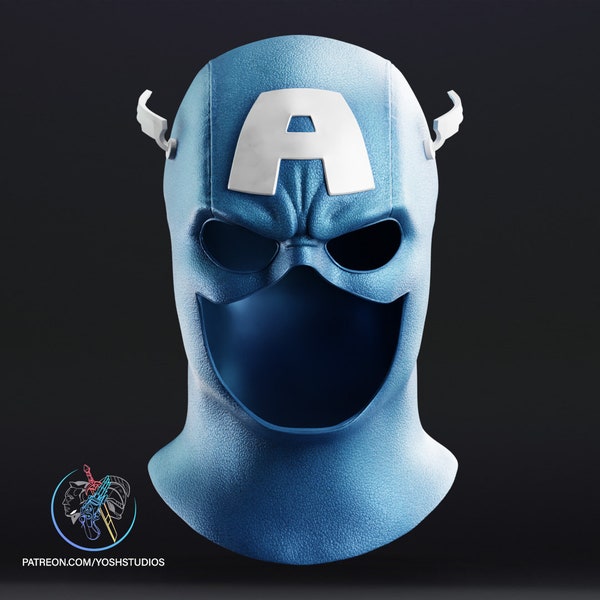 Captain America Comic Book Mask 3d Print File STL