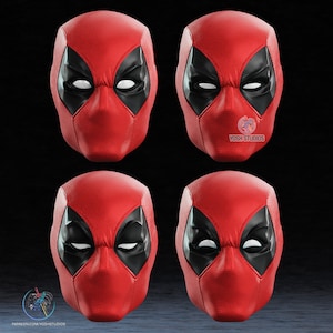 Máscara de Deadpool cómico Archivo de impresión 3D STL imagen 2