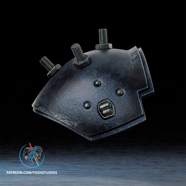 Cloud Strife Shoulder Armor 3D Printer File STL