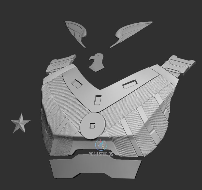 Soldier Boy Costume Armor 3D Print File STL Etsy