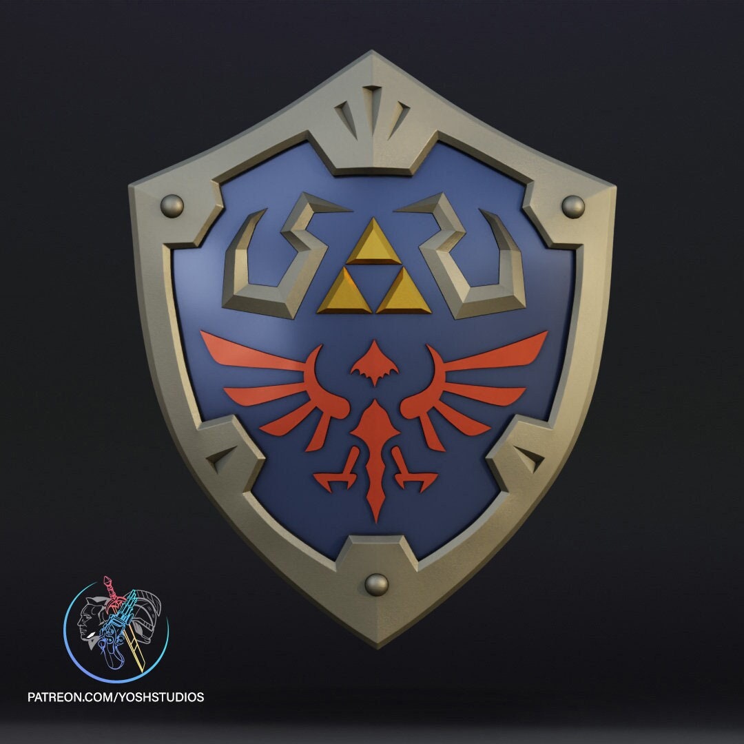 Hylian Shield (From Legend of Zelda - Breath of the Wild) by fasteddy, Download free STL model