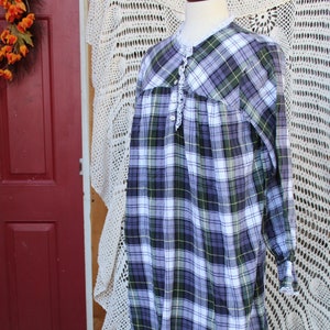 Plaid Nightgown -  New Zealand