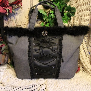 Women's Fun and Flirty Denim Camisole Handbag