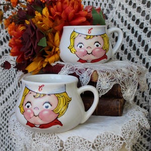 VNTG Campbell&#39;s Soup Mugs, Set Of 2 1998 Campbell&#39;s Collector Soup Mugs, Retro Soup Mug Gift, VNTG Kitchen Mugs, VNTG Mug Collectible Gift