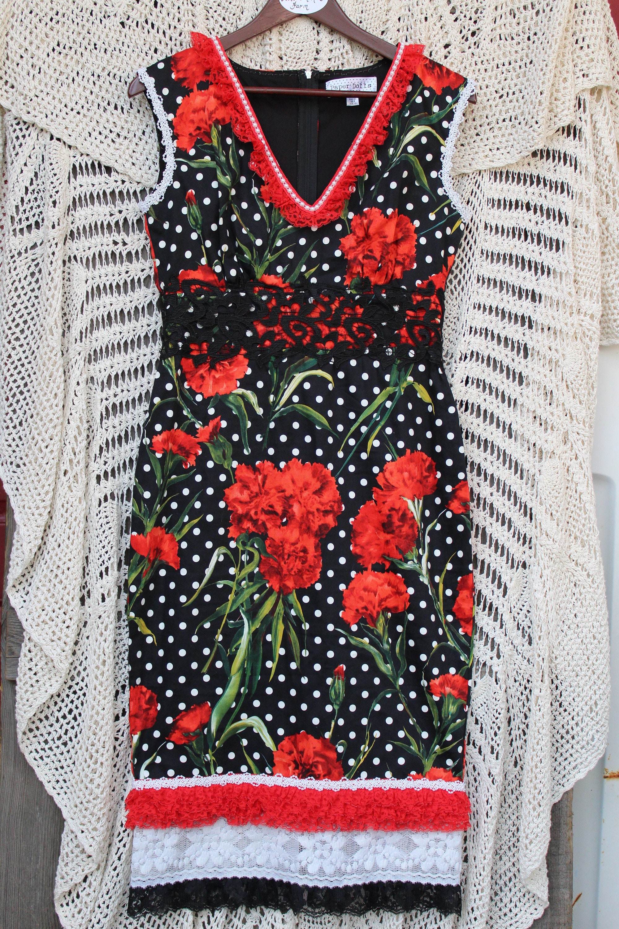Flirty Red Dress - Etsy