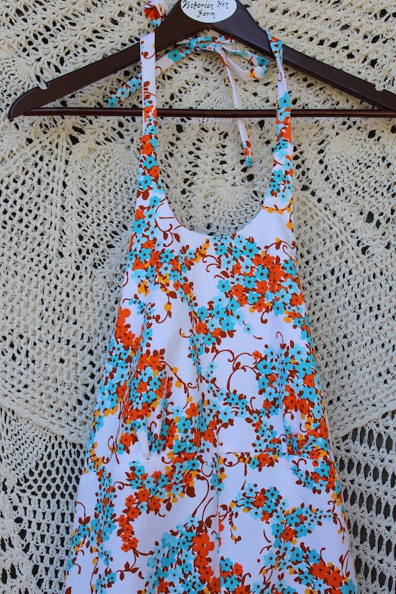 Ladies Handmade Vintage 70's Brightly Colored Flo… - image 2