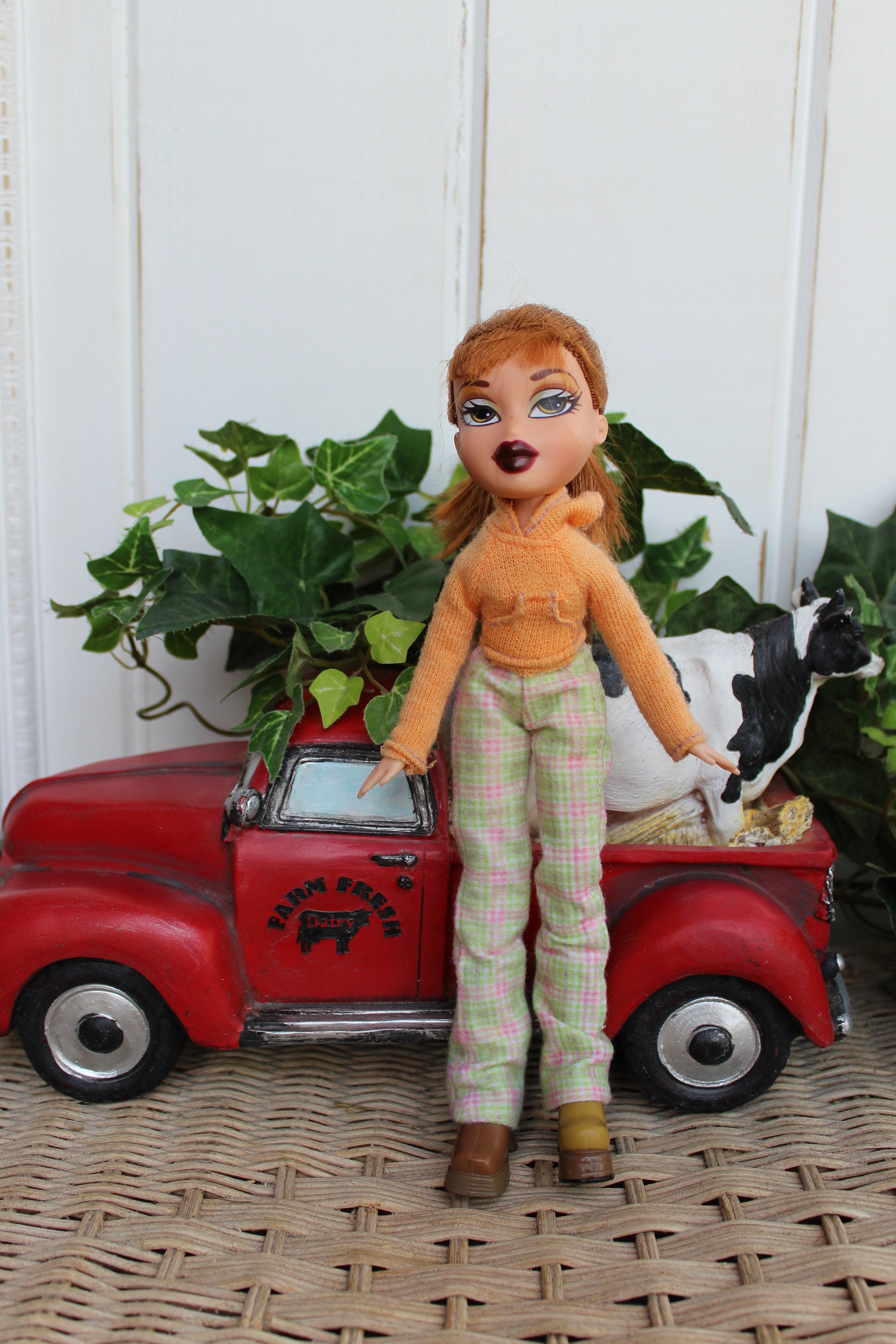 Bratz 2001 MGA Doll Vintage Red Hair Green Eyes Fashion Toy Collector Doll Jointed Bratz Style Collector Gift Dress up Doll Etsy