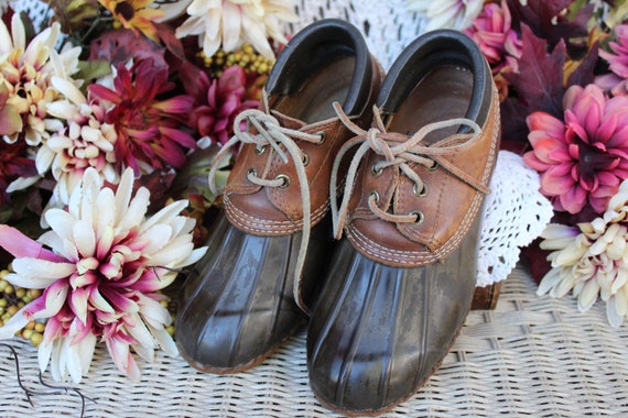 Ladies Eddie Bauer Duck Boots / Duck Hunting Shoe… - image 1