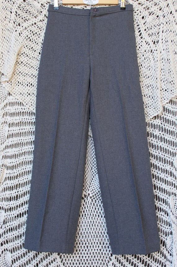 Ladies Gray Levi's Slacks, Pants, VINTG 70s, 80s L