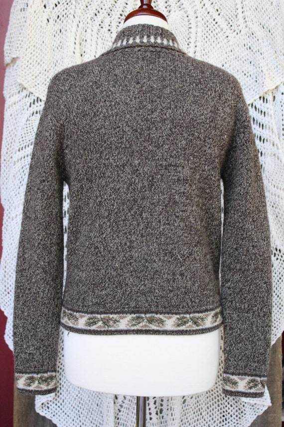 Ladies Woolrich Button Cardigan Sweater / Earthy … - image 7